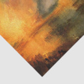 ターナーによる議会の家々の焼き討ち 薄葉紙 (詳細)