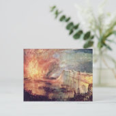 ターナーによる議会の家の燃え上がり ポストカード (スタンド正面)