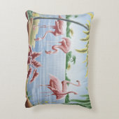 ターナーフラミンゴ装飾用クッション(カラー鮮やか付) アクセントクッション (裏面(縦))