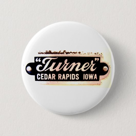 ターナーボタン(白い) 缶バッジ (正面)