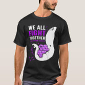 ターナー症候群認識度我々は一緒にエルと戦う Tシャツ (正面)