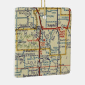 ターナー秋OKヴィンテージマップ セラミックオーナメント (右)