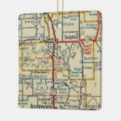 ターナー秋OKヴィンテージマップ セラミックオーナメント (左)