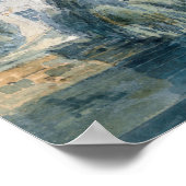 ターナー – クレアホールとキングカレッジチャペル ポスター (角)