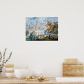 ターナー – クレアホールとキングカレッジチャペル ポスター (キッチン)