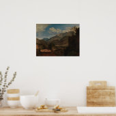 ターナー – シャトー・ド・セント・マイケル・ボネヴィル・サヴォイ ポスター (キッチン)