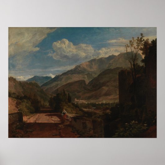 ターナー – シャトー・ド・セント・マイケル・ボネヴィル・サヴォイ ポスター (正面)