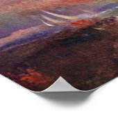 ターナー・ジョセフ・マルによって芸術に接近するヨット ポスター (角)