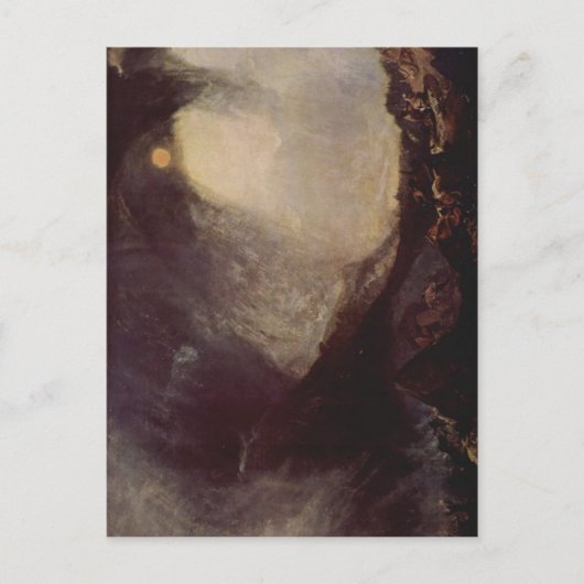 ターナー、ジョセフ・マロード・ウィリアム・シュネスターム：ハンニブ ポストカード (正面)