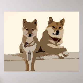 ターナー&スリラーウッドカット ポスター