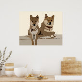 ターナー&スリラーウッドカット ポスター (キッチン)