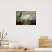 ターナー – テムズオーバーウォータールー橋 ポスター (キッチン)