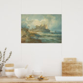 ターナー – ノースウェールズ、コンウェイ城(1798) ポスター (キッチン)