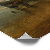 ターナー – フィッシュマーケットアットハスティングスビーチ ポスター (角)