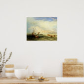 ターナー – ライン魚釣りオフヘイスティングス ポスター (キッチン)