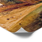 ターナー – 少年たちがカニを捕まえるスカーボロー街 ポスター (角)