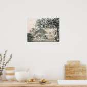 ターナー – 採石場に入る馬とカートを持つ男 ポスター (キッチン)