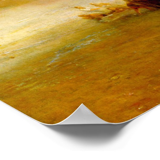 ターナー – 蒸気船アシスト船オフショア ポスター (角)