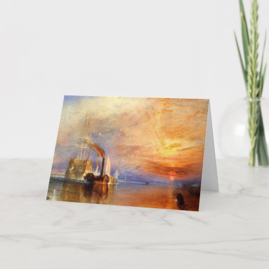 ターナー, j m w – 戦うテメレワールhに引っ張った カード (正面)