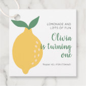 ターニングイエローレモン1st誕生日 フェイバータグ (正面)