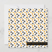 ターニングツクマ誕生日招待状パーティー動物 招待状 (裏面)