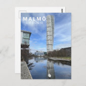 ターニングトルソシティマルモスウェーデンスカンジナビアモダン ポストカード (正面/裏面)