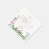 ターニングフォーピンクゴルフ4th誕生日パーティー スタンダードカクテルナプキン (角)