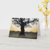 ターニングポイント：冬の至 カード (黄色い花)