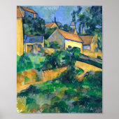 ターニングロードアットモンジェロウトポールセザンヌ ポスター (正面)