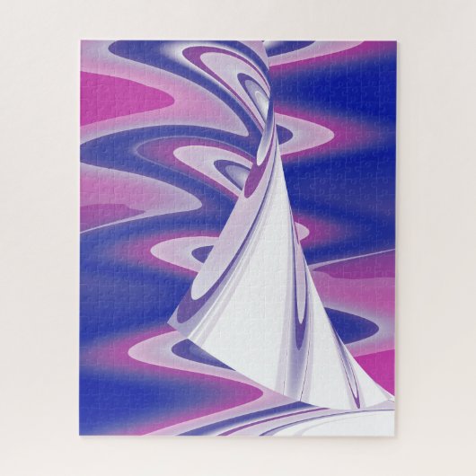 ターニング波 ジグソーパズル (縦)