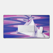 ターニング波 デスクマット (キーボード&マウス)