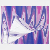 ターニング波 フリースブランケット (正面(横))