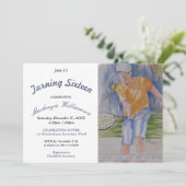 ターニング16テニス選手パーティの招待状 招待状 (スタンド正面)