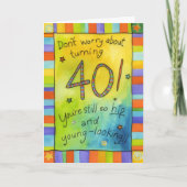 ターニング40 カード (正面)