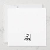 ターニング50、ディスコテーマ誕生日招待状 (裏面)