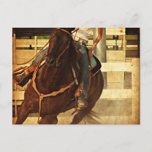 ターニング・ウェスタン・ホース ポストカード (正面)
