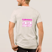 ターニング#CrewNeckTee 22 Tシャツ (裏面)