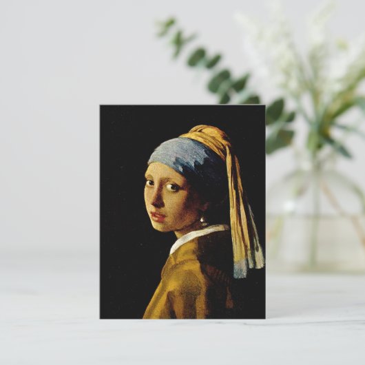 ターバンの少女/真珠のイヤリングの少女 招待状 (スタンド正面)