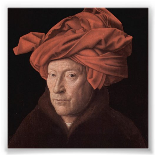 ターバンの男 フォトプリント            (正面)