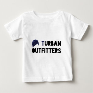 ターバンの装身具商の乳児のTシャツ ベビーTシャツ