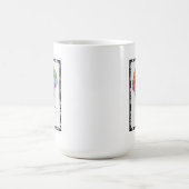 ターバンの黒いカラフル女 コーヒーマグカップ (中央)