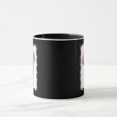 ターバンの黒いカラフル女 マグカップ (中央)