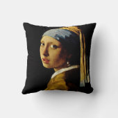 ターバンを持つ少女/真珠のイヤリングを持つ少女 クッション (裏面)