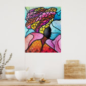 ターバン・ガール ポスター (キッチン)