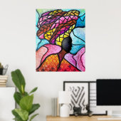 ターバン・ガール ポスター (ホームオフィス)