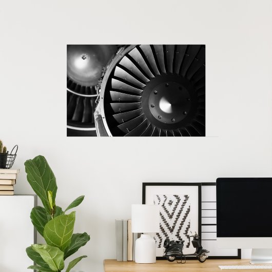 タービン ポスター (ホームオフィス)