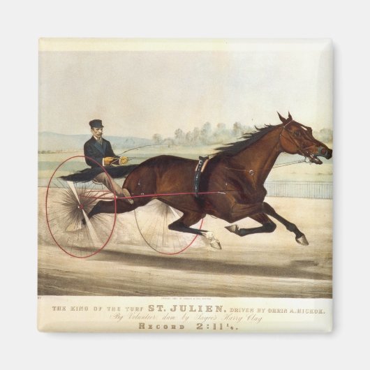 ターフの王セント。ジュリアン マグネット (正面)