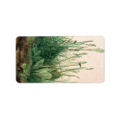 ターフ素晴らしのピース、1503年アルブレヒト・デュラー ラベル (正面)