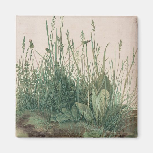 ターフ素晴らしのピース(by Albrecht Durer) マグネット (正面)