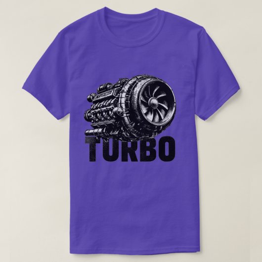 ターボエンジン13 Tシャツ (デザイン正面)